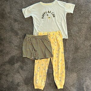 3 piece pajama set